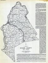 Mason County - Waggener, Graham, Robinson, Lewis, Cooper, Cologne, Arbuckle, Clenden, Union, Hannan, West Virginia State Atlas 1933